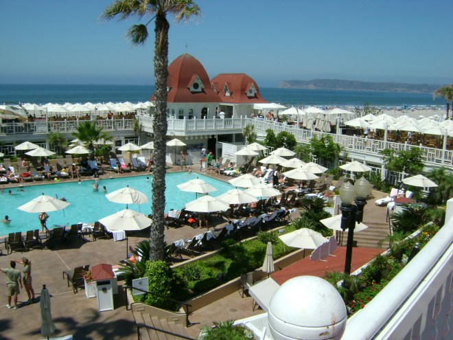 View from above- Hotel Del Coronado