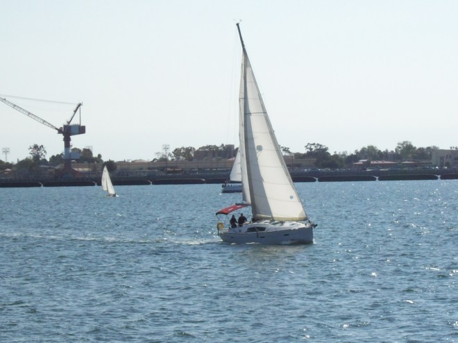Sailing thru San Diego