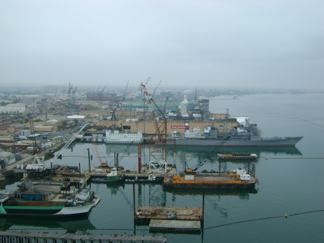 View from the Coronado Bay Bridge